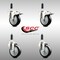 Service Caster 4 Inch 316SS Black Poly Swivel 7/8 Inch Expanding Stem Caster Lock Brake, 2PK SS316TTLEX20S414-PPUB-BLK-2-S-2-78 - alternate 4